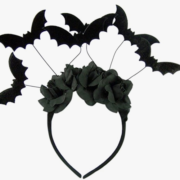 Halloween Black Bat Headband Costume